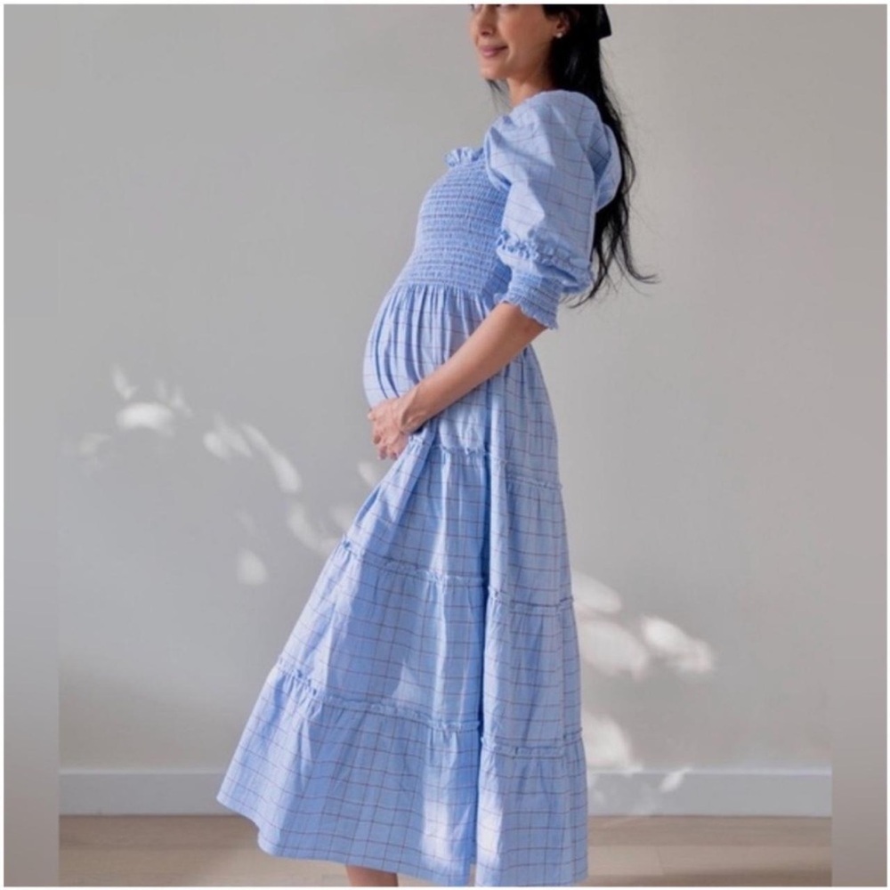 Hill house Diana check Nesli nap dress